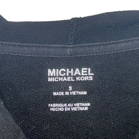 Black & White Michael Kors MK Designer Dress Hoodie Style Women’s Size Small Fit - Picture 2 of 4